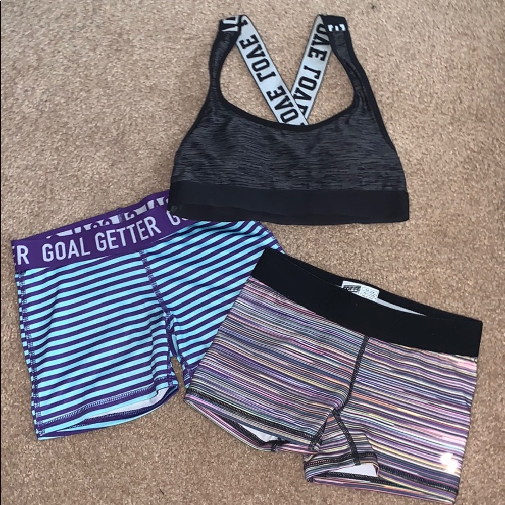 Spandex (9) Spandex (7) Sports Bra (small)